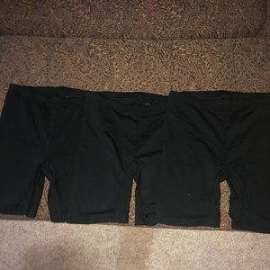 Black bike shorts (3pk)